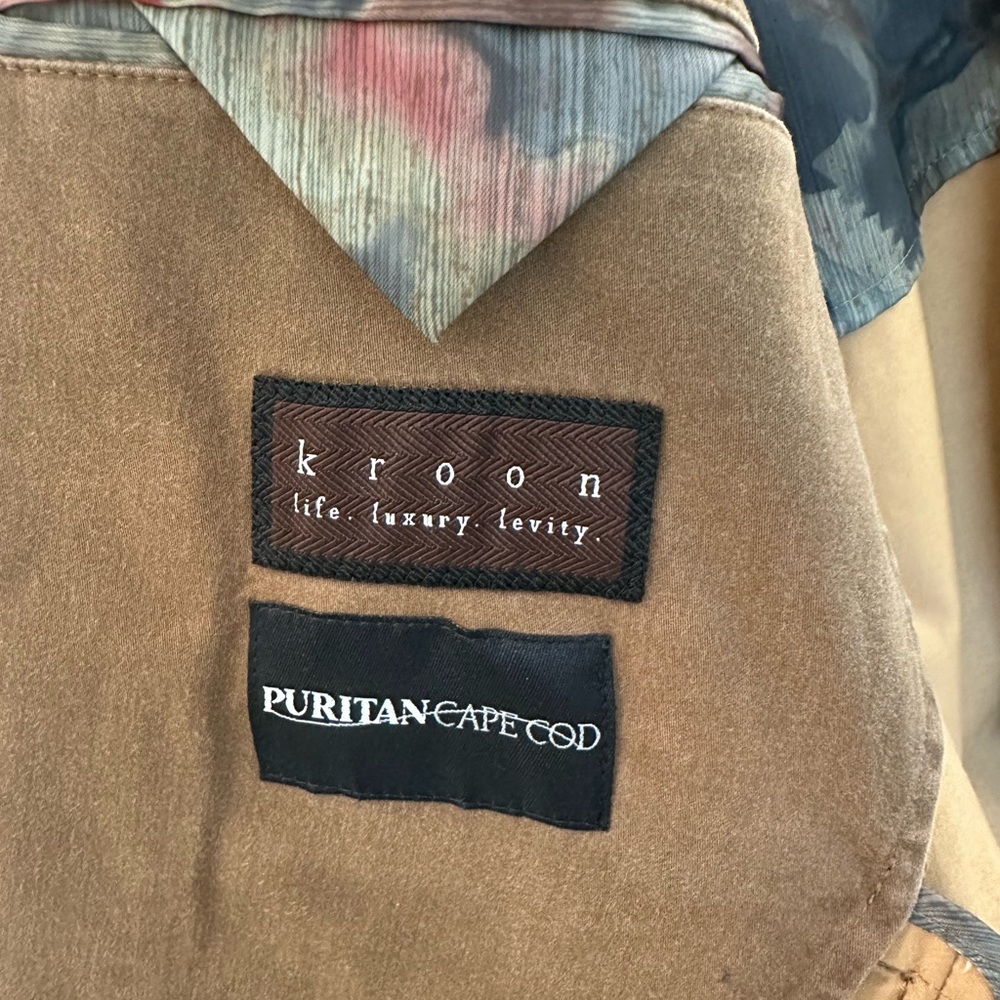 Puritan Cape Cod Kroon Elegant Brown Men's Blazer - Picture 3 of 3